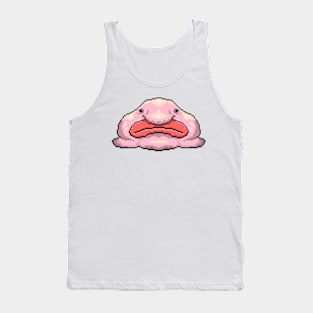 Pixel Blobfish (Front) Tank Top